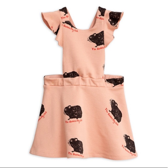 Mini Rodini Other - SOLD New Mini Rodini Guinea Pig Dress - pink